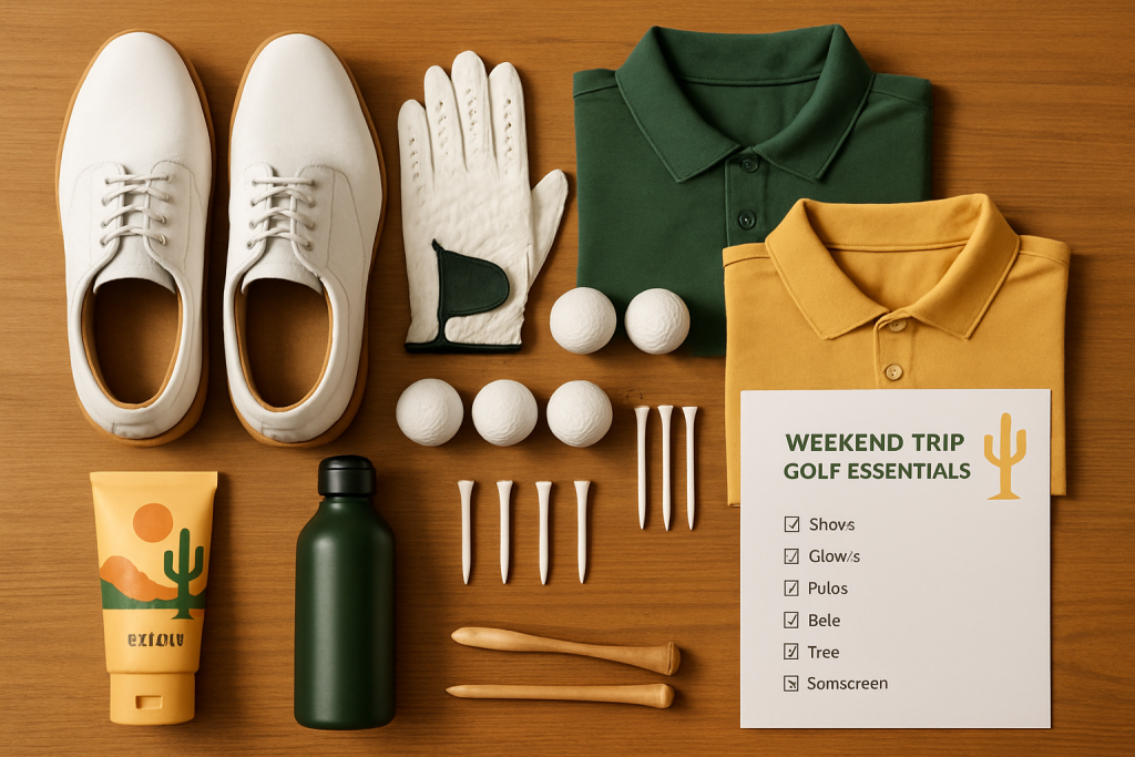 2025 07 azgolflessons.golf blog golf essentials flatlay v1