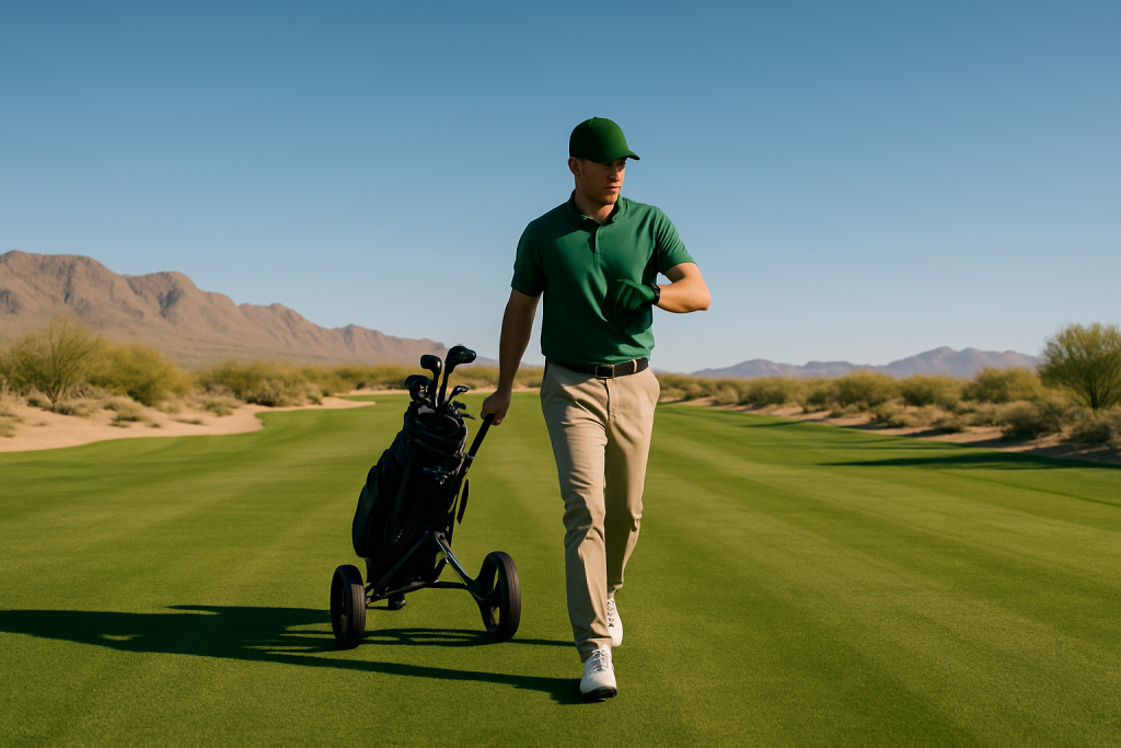 2025 09 azgolflessons.golf img golfer pushcart desert v1